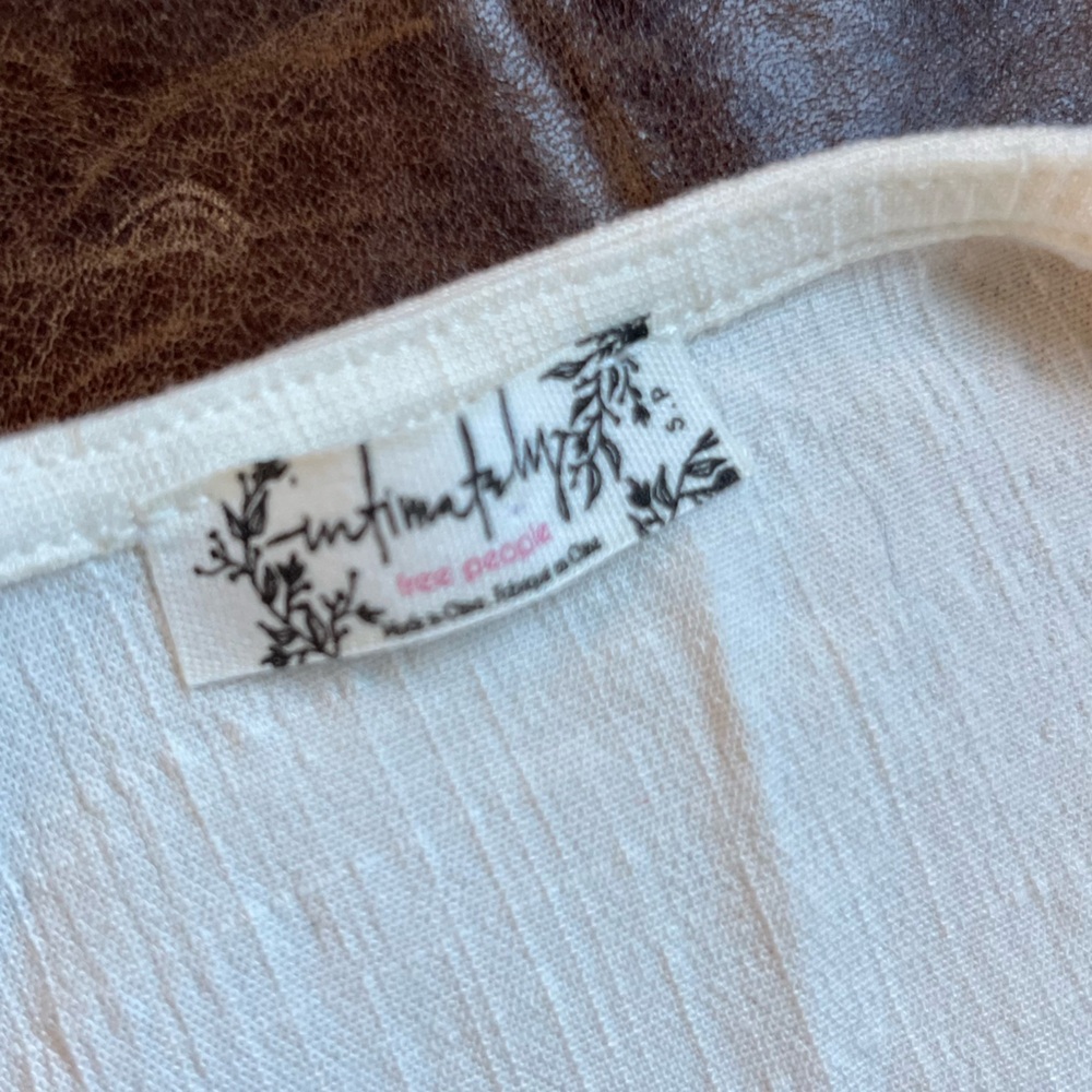 Free People Pippa V-Wire Bodysuit in White - Picture 8 of 9